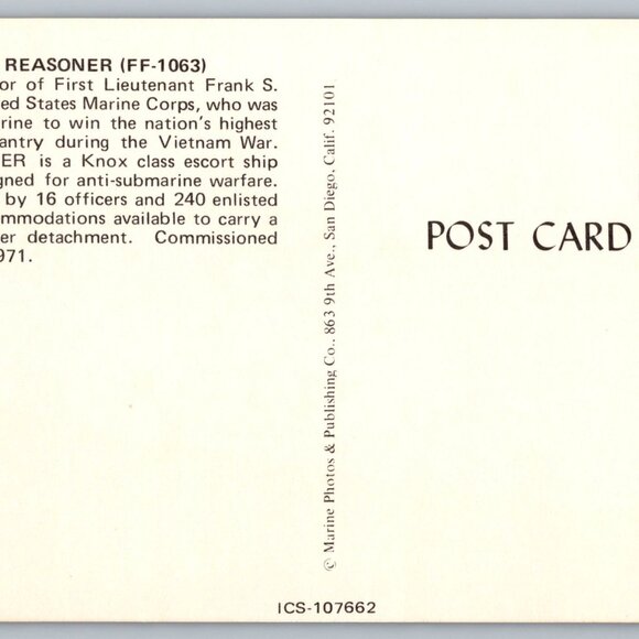 Postcard  Unposted  Warships [Frigates] Lot of 8 Historic Collection #1169 - Picture 6 of 16